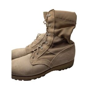 US Military Desert Combat Boots Tan Suede Vibram Sole Men's 11 R Tactical